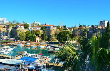 Kaleici Manzarası - eski Antalya limanı, Türkiye