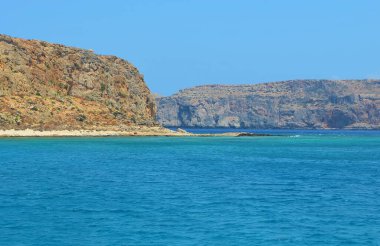 Yunanistan 'ın batı Girit kentindeki Gramvousa adası