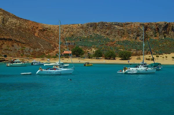 Isola Gramvousa Ovest Creta Grecia — Foto Stock