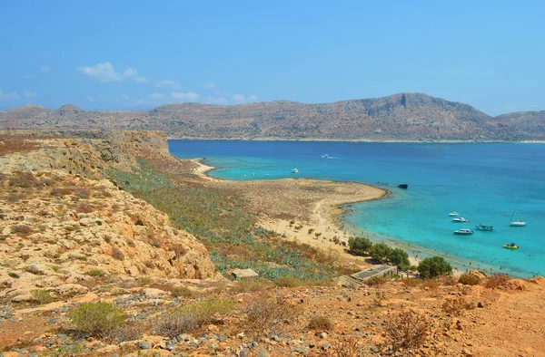 Yunanistan Batı Girit Kentindeki Gramvousa Adası — Stok fotoğraf