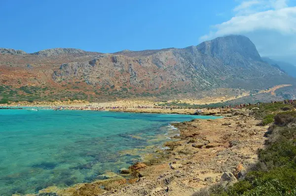 Yunanistan Batı Girit Adasındaki Balos Plajı — Stok fotoğraf