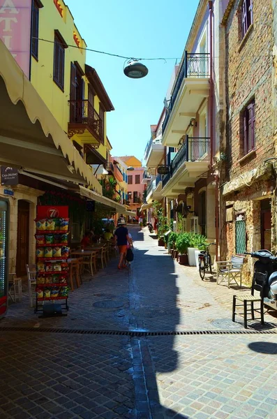 Girit Adası, Yunanistan 'daki eski Chania kentinin mimarisi