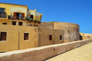 Girit Adası, Yunanistan 'daki eski Chania kentinin mimarisi