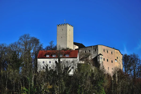 Twierdza Falkenstein Punkt Orientacyjny Powiecie Cham Górne Palatynat Bawaria Niemcy — Zdjęcie stockowe