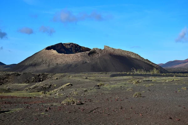 Güzel Volkanik Manzara Lanzarote Kanarya Adaları Spanya — Stok fotoğraf