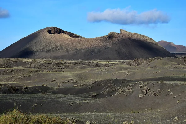 Beautiful volcanic landscape. Lanzarote, Canary Islands, Spain.