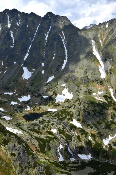 Landschaft Der Hohen Tatra Mit Bergen Dem Tal Mlynicka Dolina — Stockfoto