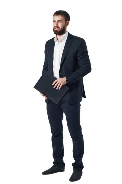Man i en elegant kostym — Stockfoto