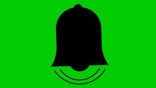 Animated Bell Rings Blue Icon Looped Video Vector Illustration Isolated Stock Video C Ttjanka
