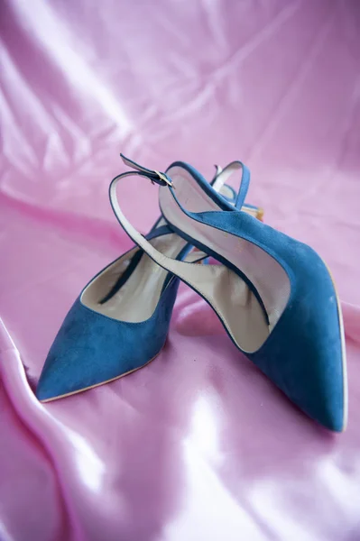 Um azul sapatos — Fotografia de Stock