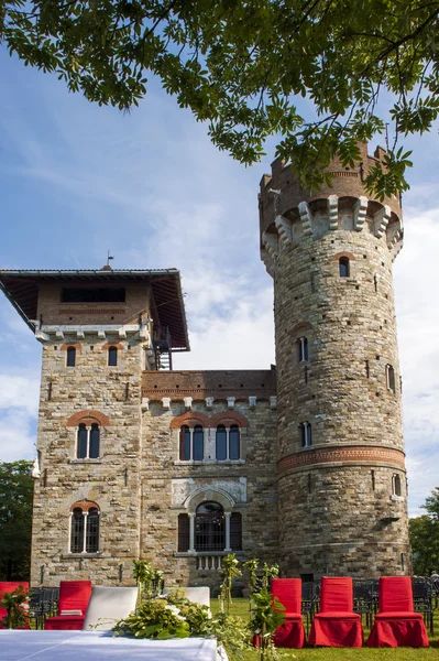 Boda al aire libre en el castillo — Foto de Stock