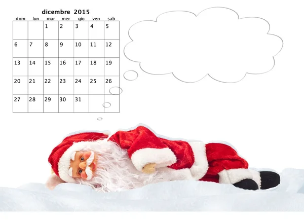 Calendário de Natal — Fotografia de Stock