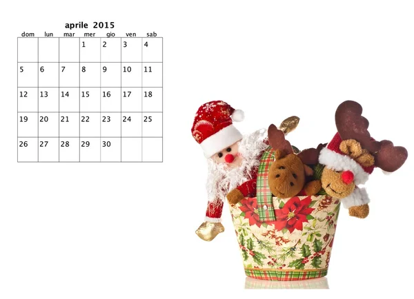 Calendário de Natal — Fotografia de Stock