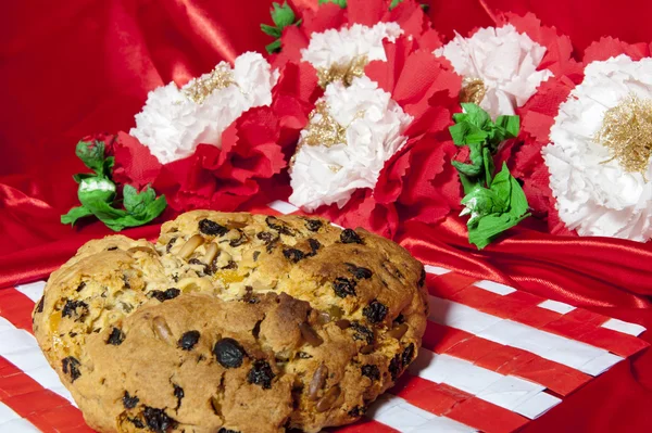 Italian home made panettone — Stock Photo, Image