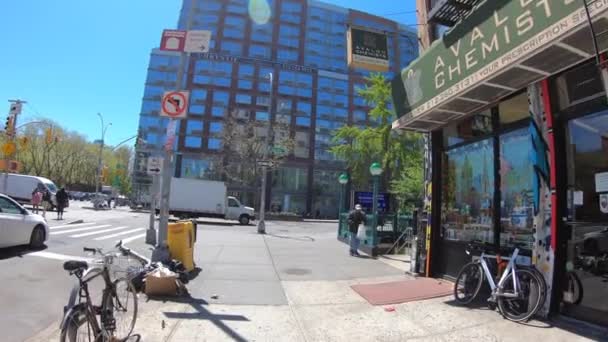 New York Usa Juni 2021 Nedre East Side Ingång Till — Stockvideo