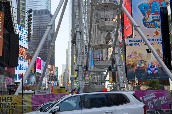 New York Usa Aug 2021 Ferris Wheel Amidst All Excitement — Stock Photo, Image