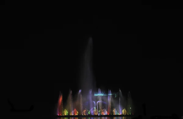 Dancing fountains festival — Stock Photo, Image