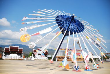 Chiangmai Tayland'da Royal Park Rajapruek