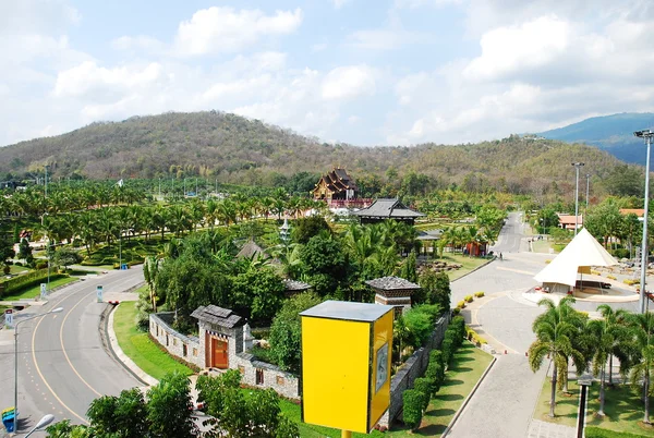 Royal Pavilion en Royal Park Rajapruek en Chiangmai Tailandia — Foto de Stock