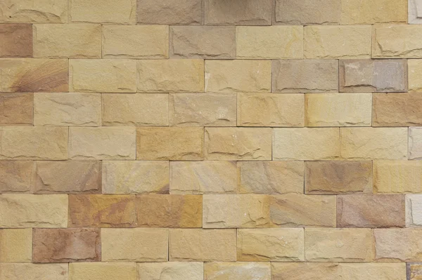 Muro di pietra in costruzione — Foto Stock
