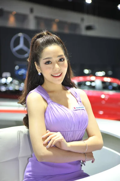 Bangkok December Pretty Moter Expo 37Nd Motor Expo 2020 December — стокове фото