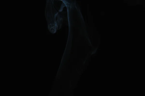 Smoke on black background — Stock Photo, Image