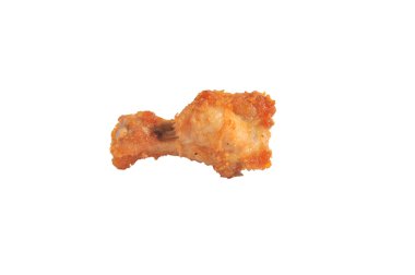 Kızarmış tavuk izole edilmiş beyaz arkaplan