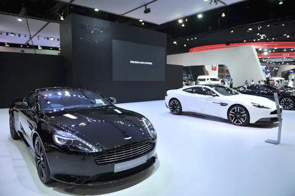 BANGKOK-MARZO 29 aston martin coche en el 36º Salón Internacional del Automóvil de Bangkok 2015 en marzo 29, 2015 en Bangkok, Tailandia — Foto de Stock