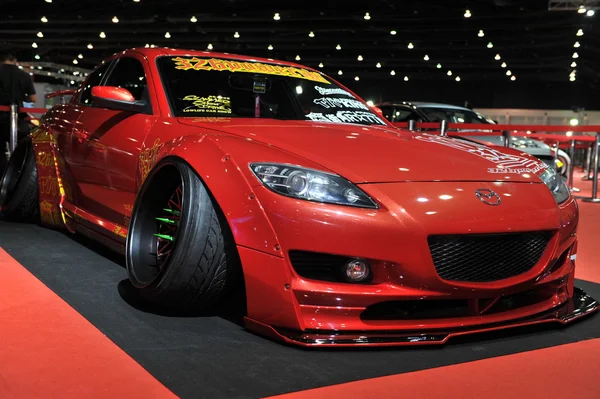 BANGKOK-JUNE 27 Mazda car at The 3rd bangkok international autosalon 2015 on June 27, 2015 in Bangkok, Thailand — Stock Fotó