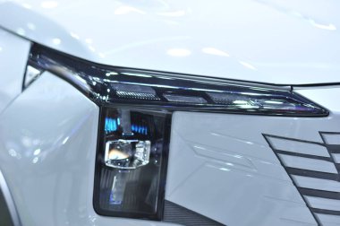 Lider araba ışığı otomobili yakın çekim