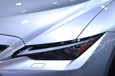 Lider araba ışığı otomobili yakın çekim