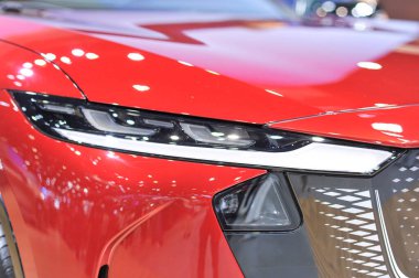 Lider araba ışığı otomobili yakın çekim