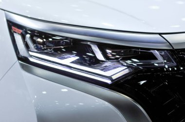 Lider araba ışığı otomobili yakın çekim