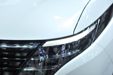 Lider araba ışığı otomobili yakın çekim