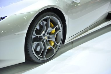 Bangkok-Aralık 1 Lamborghini araba december1, Bangkok, Tayland için 2015 tarihinde 32 Motor Expo 2015