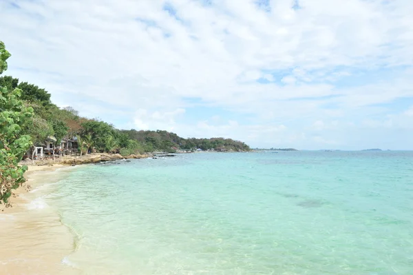 Vista mar Ao-Lungdam kohsamed rayong tailândia — Fotografia de Stock