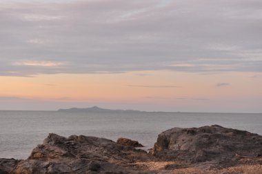 Kumsalda gün batımı