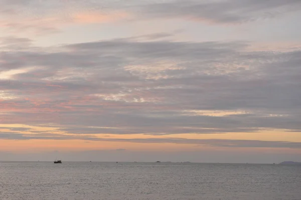 Sunset in  beach — Stock Photo, Image