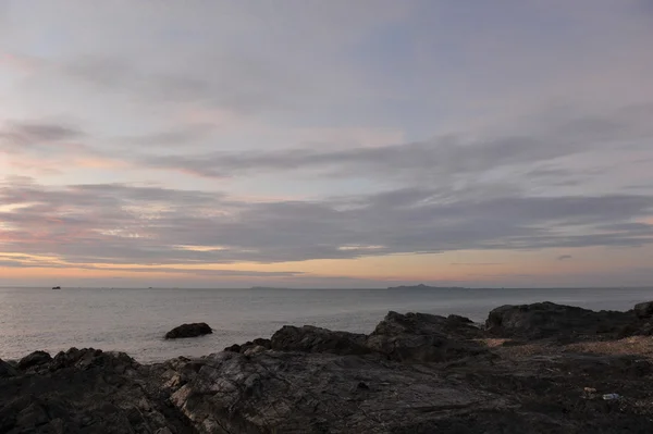 Sunset in  beach — Stock Photo, Image