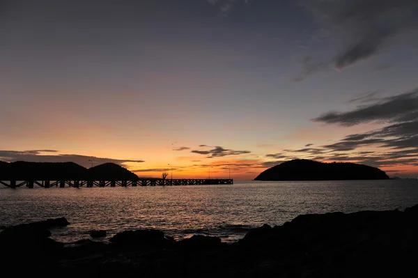 Puesta de sol en la playa —  Fotos de Stock