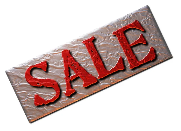 Sale (metallic) — Stock Photo, Image