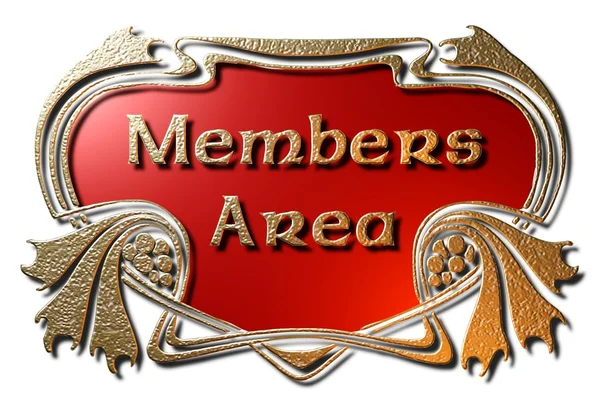 Members Area (geframede) — Stockfoto