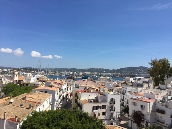 Panorama Ciudad Española Ibiza —  Fotos de Stock