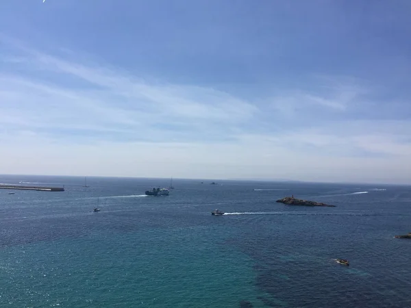 Splendida Vista Panoramica Sul Mare Ibiza — Foto Stock