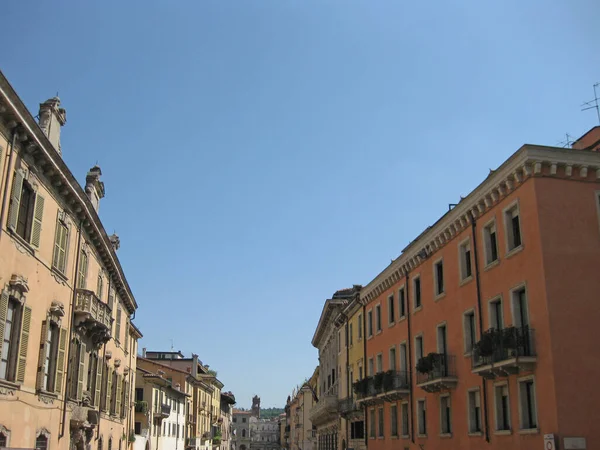 Casas Ciudad Verona Italia — Foto de Stock