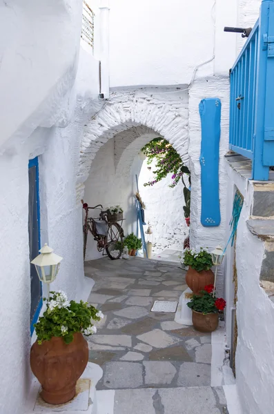 Mahallede Hermoupolis, Syros Adası, Kiklad Adaları, Yunanistan 