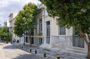 Atina, Yunanistan neoklasik yapılar ile sokak