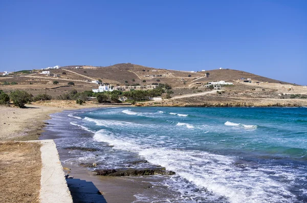 Strand in Antiparos eiland, Cycladen, Griekenland — Stockfoto