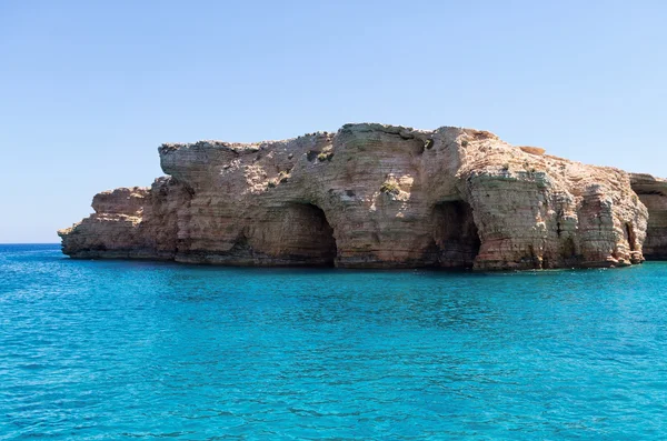 Atemberaubende Landschaft in ano koufonisi Insel, Kykladen, Griechenland — Stockfoto