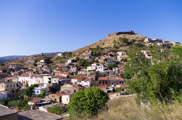 Historická vesnice Volissu v ostrově Chios, Řecko — Stock fotografie